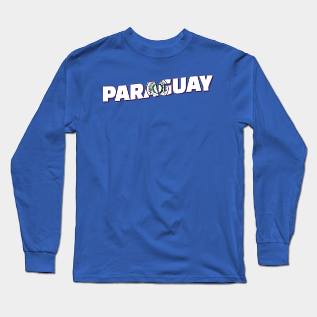 Paraguay Vintage style retro souvenir Long Sleeve T-Shirt by DesignerPropo